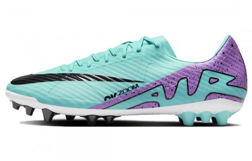 Nike Air Zoom Vapor 15 Футбольные бутсы Низкие Сапфирово-зеленый/Черный/Белый/Мечтательный Фуксия Унисекс