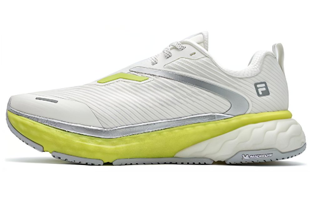 FILA Low Top Running Shoes Men's White Yellow