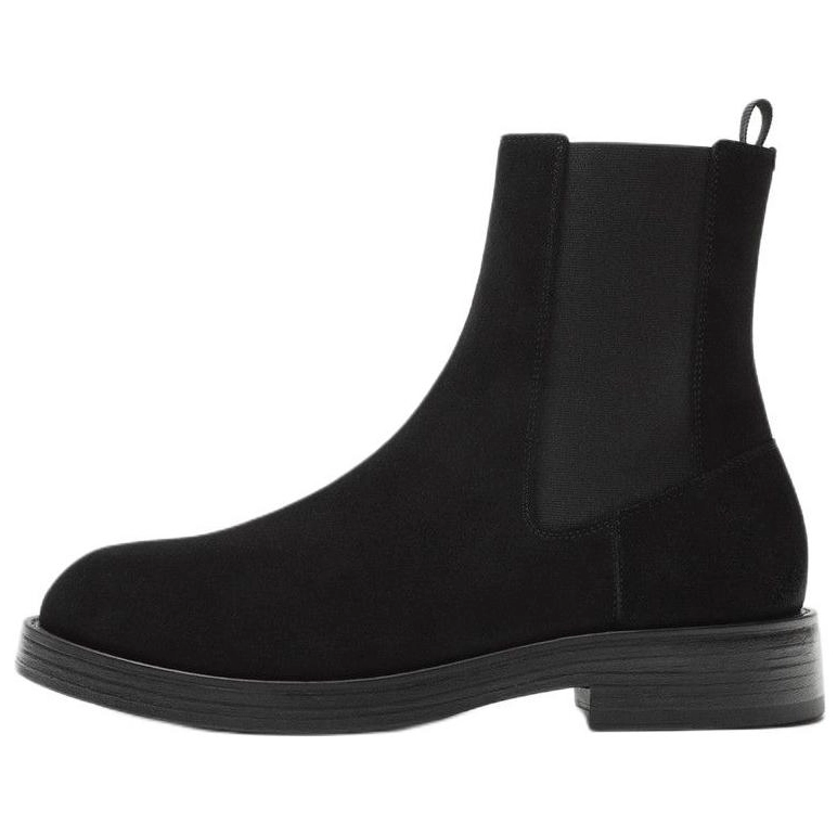 ZARA Short Chelsea Boots Men's Black
