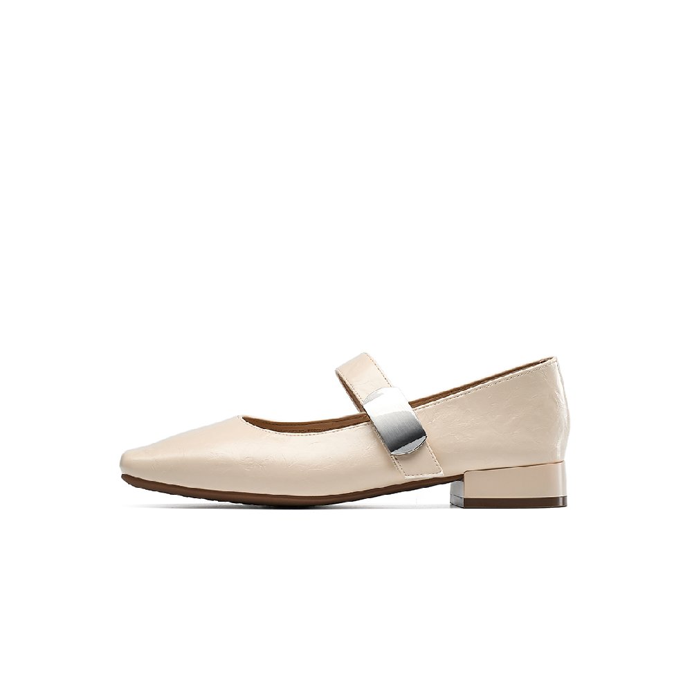 EBLAN Mary Jane Shoes Women's Beige