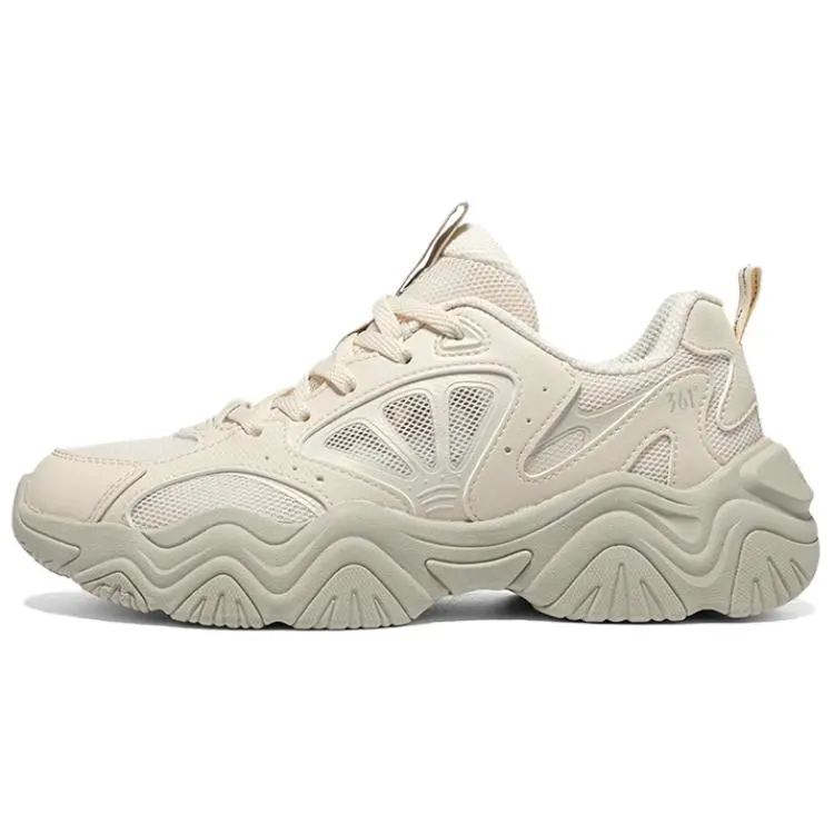 361° Abrasion Resistant Quick Dry Low Top Casual Shoes Women's Beige
