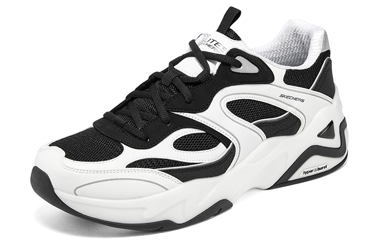Skechers D'LITES Hyper Burst 'White Black'