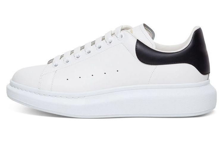 Alexander McQueen Low Top Skateboard Shoes Men's Black White