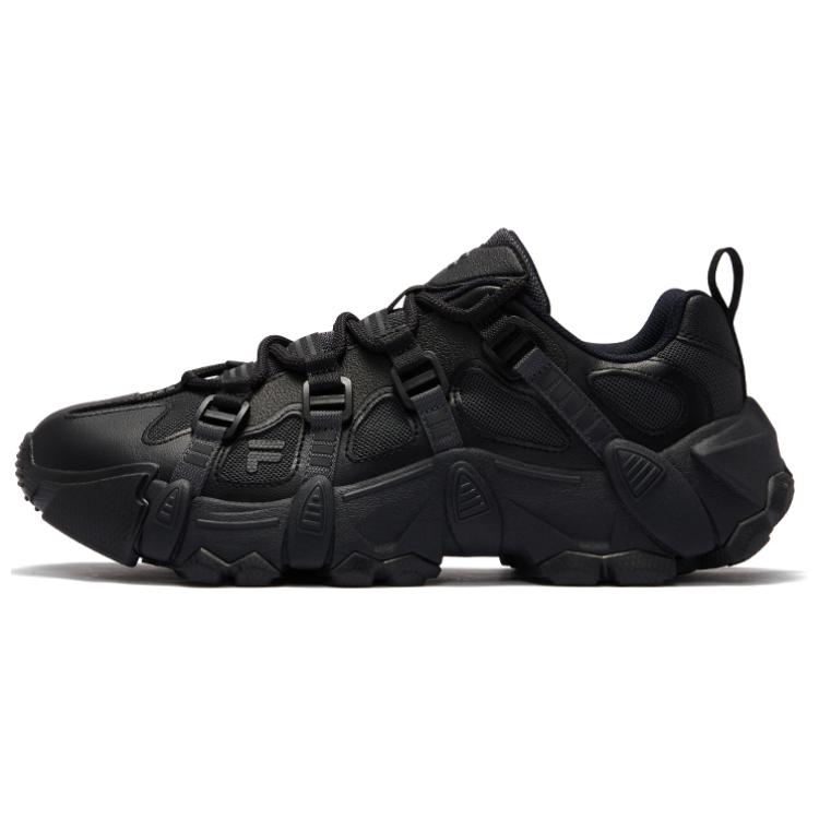 FILA FUSION EXOCET Mountains Shoes Slip-Resistant Coverage Low-Top Casual Shoes Men's The Shade Is Grayish Black
