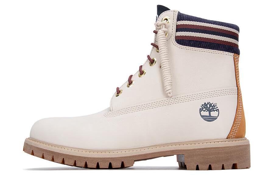 Timberland 6 Inch Waterproof Boot 'White Orange'