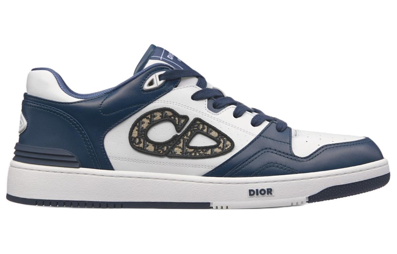 DIOR B57 Low-Top Skateboard Shoes Men's Marine Blue