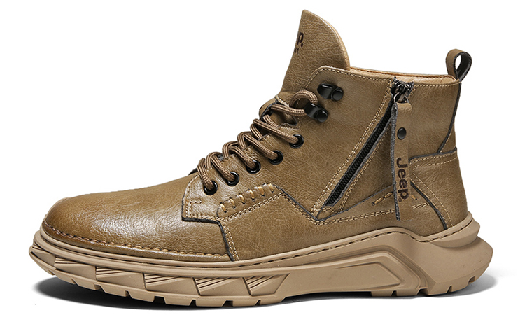 Jeep Martin Boots Men Khaki