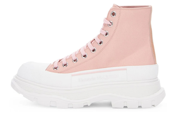 Alexander McQueen Tread Slick Boot Magnolia White Women's