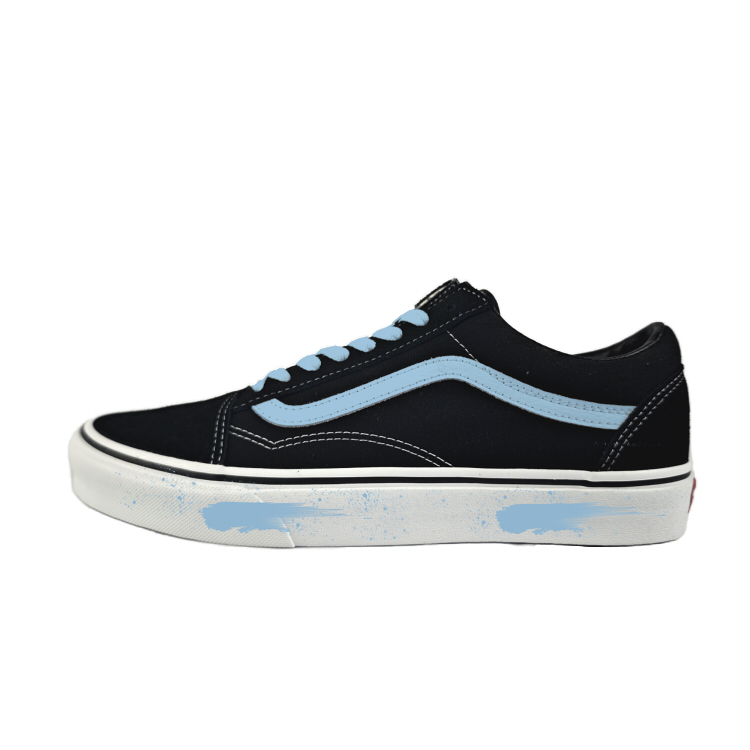 Vans Old Skool Low Top Skateboard Shoes Unisex Black