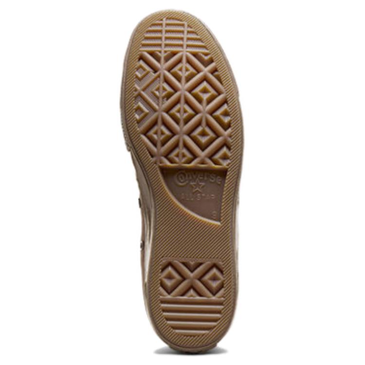 Converse Chuck 70 Anti Slip And Wear Resistant Height Increasing High Top Canvas Shoes Unisex Brown