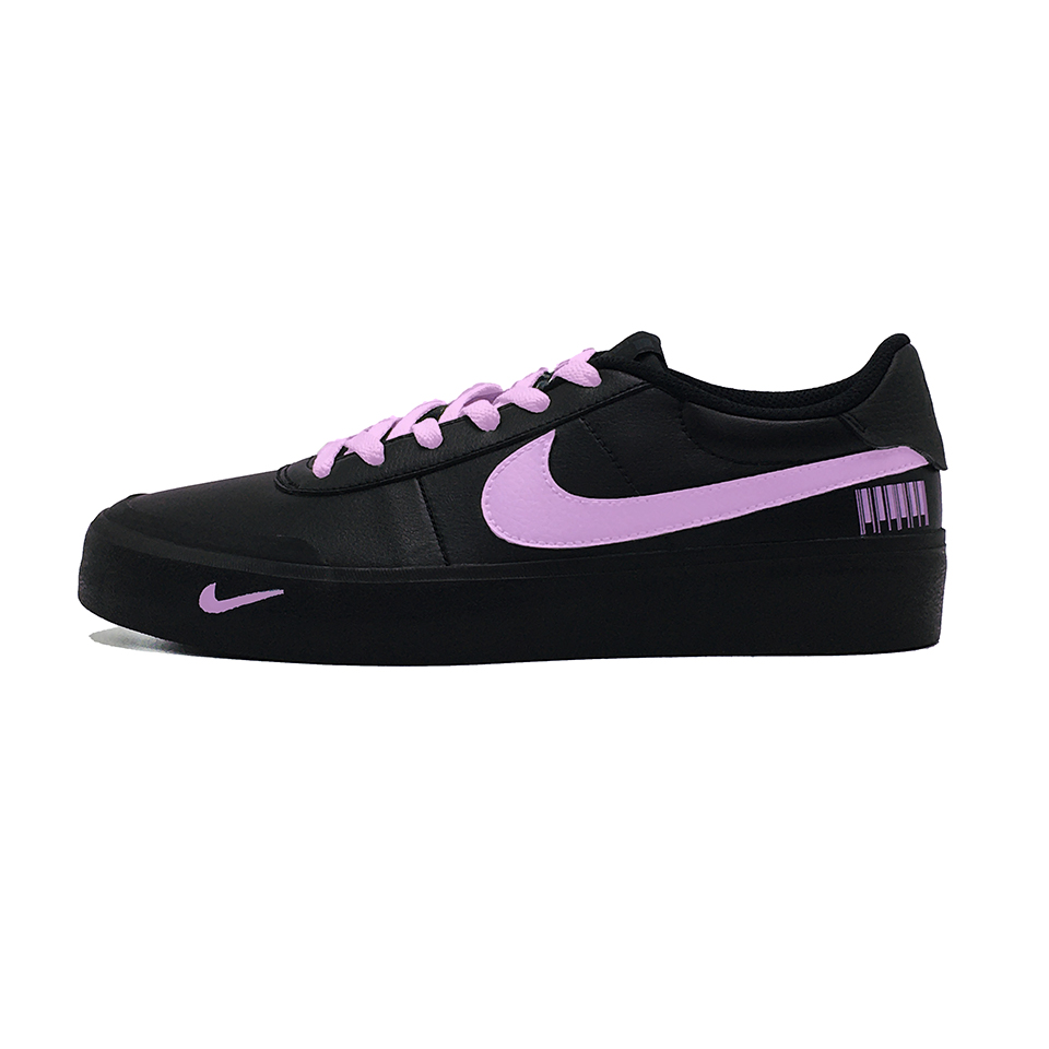 Nike Court Shot Wear resistant And Lightweight Low Top Skateboard Shoes Unisex Black