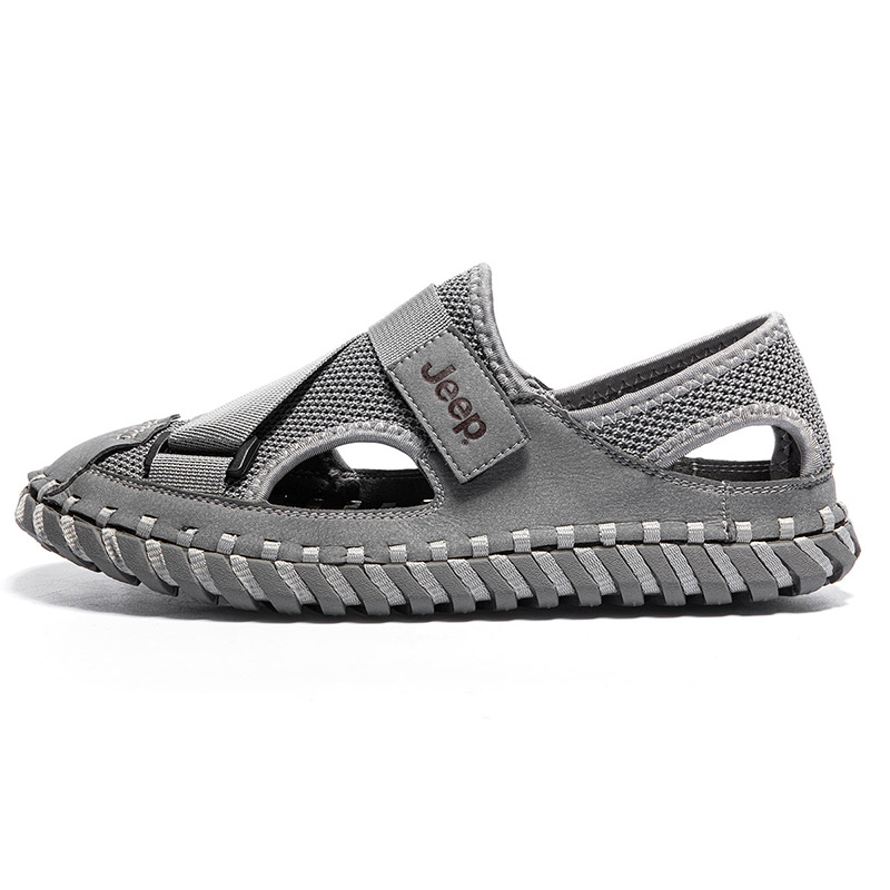 Jeep Wrap toe Slippers Men's Gray