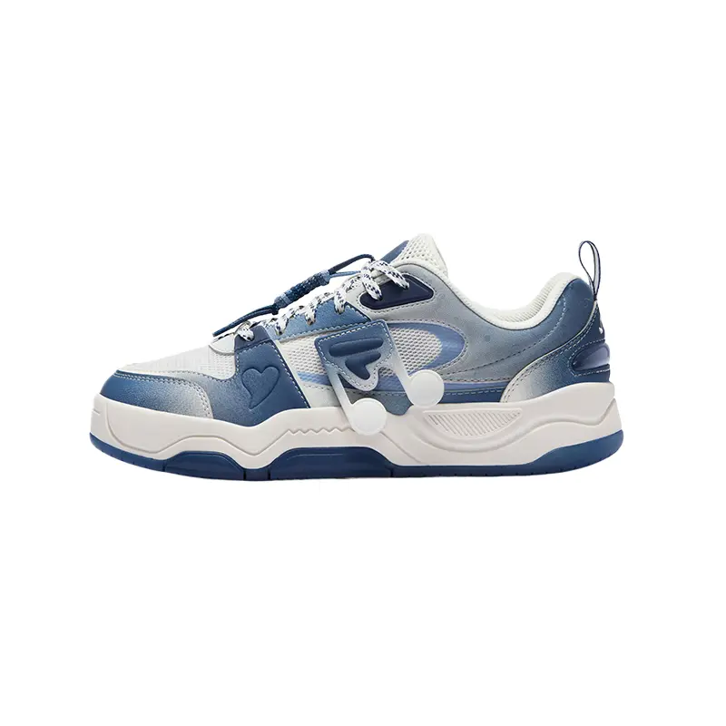 FILA FUSION BANK III Low Top Skateboard Shoes Men's White Blue