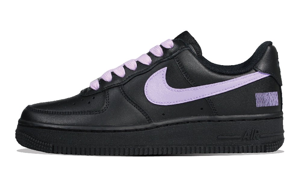 Nike Air Force 1 Slip-Resistant Low-Top Skateboard Shoes Women's Black