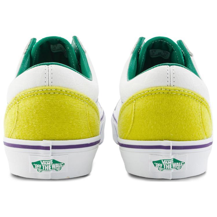 Vans Old Skool Anti-Slip Wear-Resistant Low-Top Skateboard Shoes Unisex White
