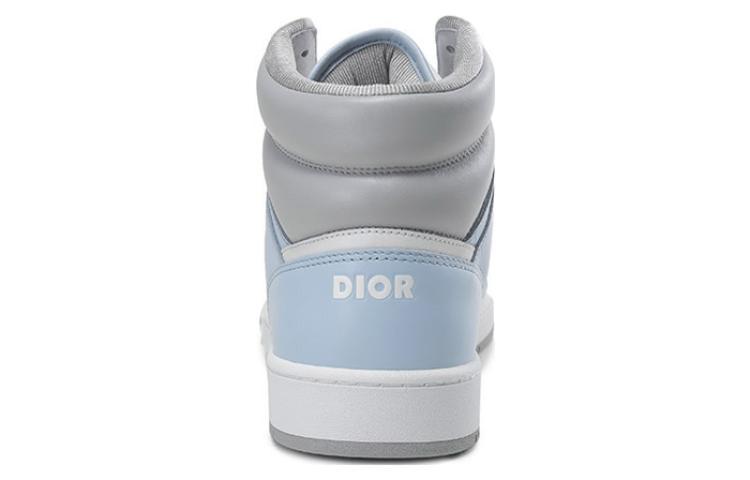 DIOR B27 High Top Stylish Skateboarding Shoes Men's Light Blue купить в интернет-магазине Yoocart с быстрой доставкой по России.