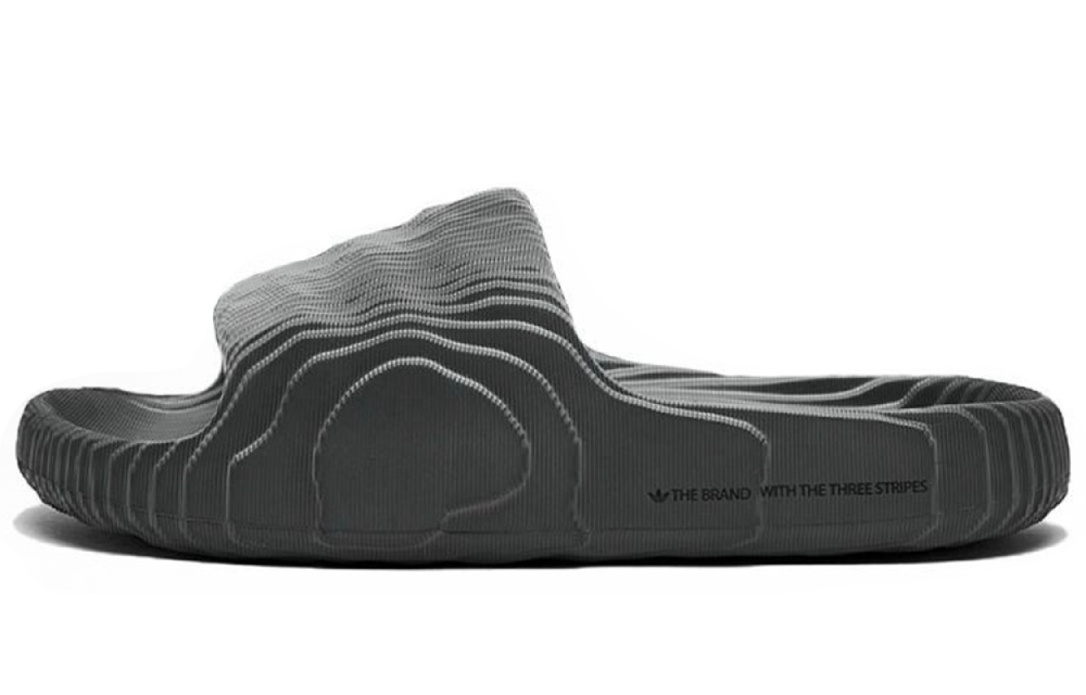 Adidas Originals ADILETTE 22 EVA Slide Slippers Unisex Dark Gray