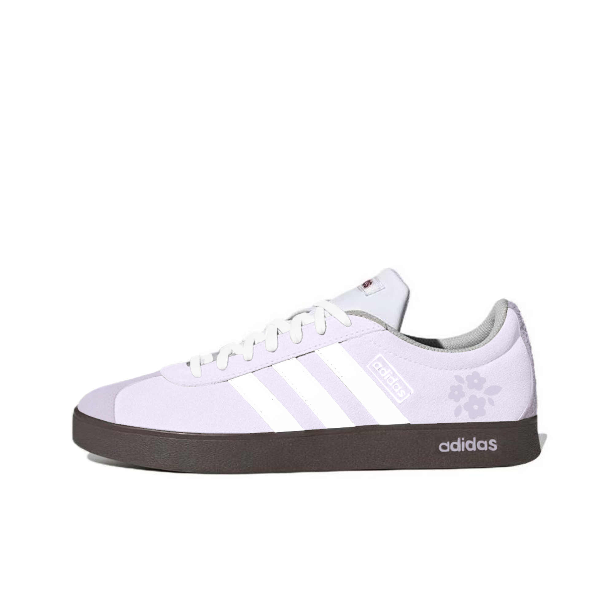 Adidas VL COURT 2.0 Abrasion Resistant Low Top Skateboard Shoes Unisex Purple купить в интернет-магазине Yoocart с быстрой доставкой по России.
