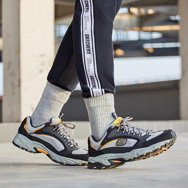 Skechers Stamina Low Running Shoes Black купить в интернет-магазине Yoocart с быстрой доставкой по России.