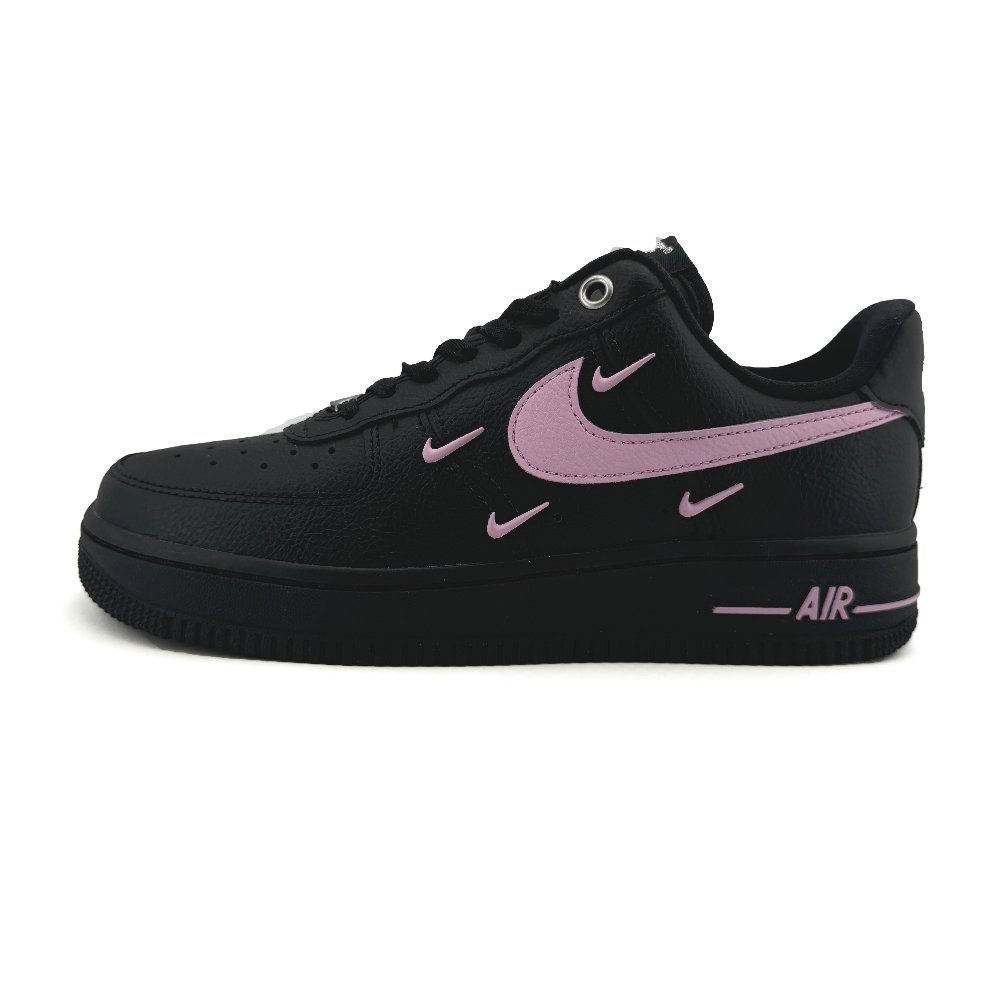 Nike Air Force 1 Wao 'Dirty Pink' Wear resistant And Lightweight Low Top Skateboard Shoes Women's Black Pink