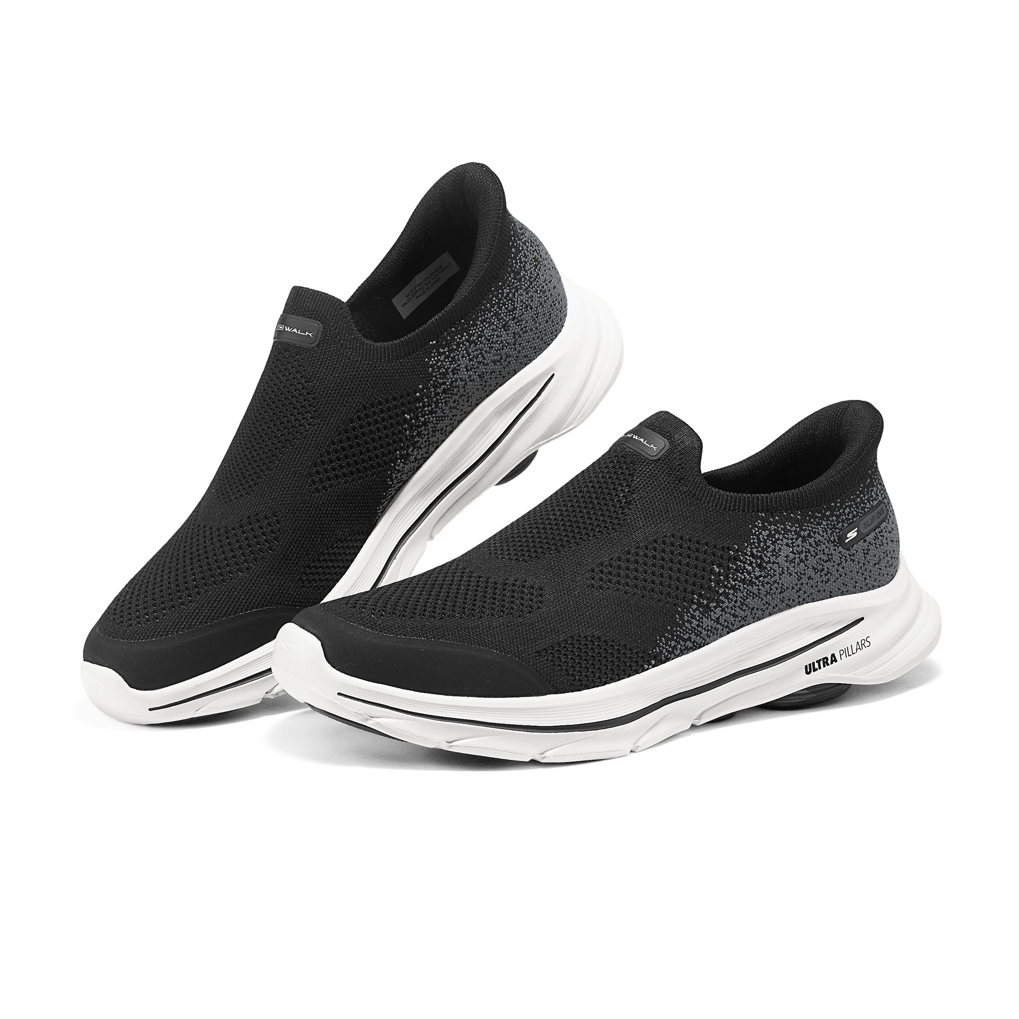 Skechers Go Walk 8 Casual Shoes Men's Black White купить в интернет-магазине Yoocart с быстрой доставкой по России.