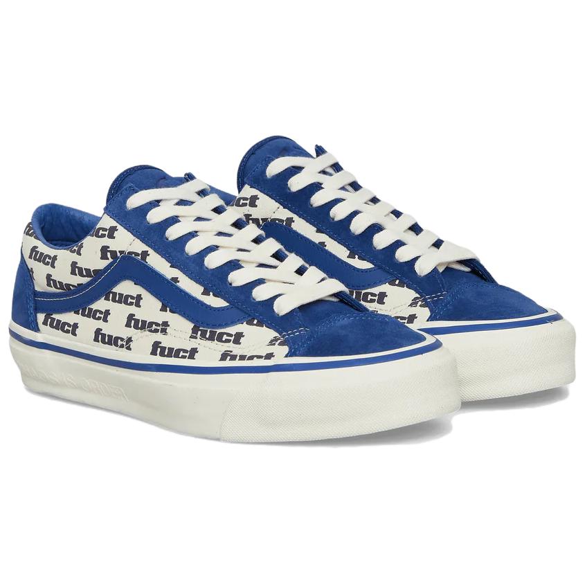 Vans Old Skool Reissue 36 Lx Fuct X Slam Jam Blue Marshmallow