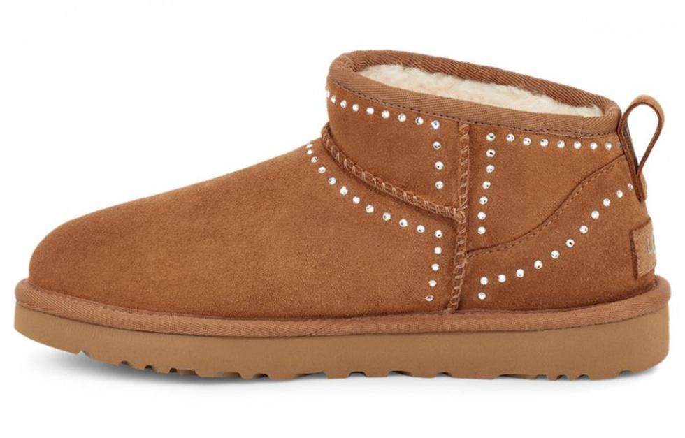 UGG Classic Ultra Mini Bling 'Chestnut' Women's