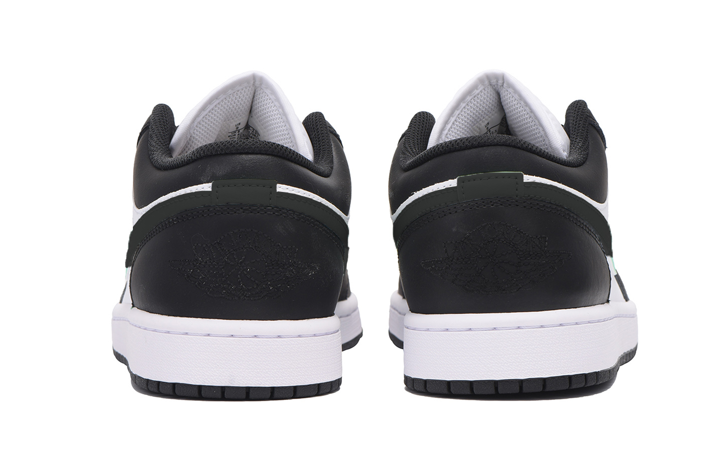 Jordan Air Jordan 1 Slip-Resistant Coverage Balance Impact-Resistant Low-Top Vintage Basketball Shoes Men's Black White купить в интернет-магазине Yoocart с быстрой доставкой по России.