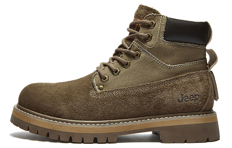 Jeep Short Martin Boot Men's Khaki