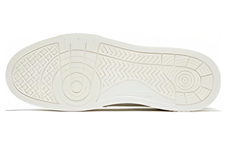 361° Anti-Slip And Wear-Resistant Lightweight Low-Top Skateboard Shoes Men's White Brown