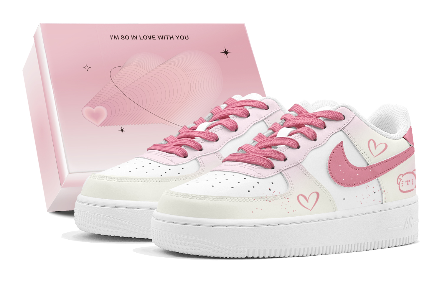 Nike Air Force 1 Skateboard Shoes Women's Low top White