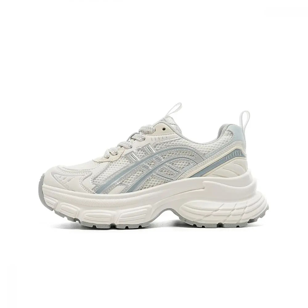 EBLAN Chunky Sneakers Women's Silver White