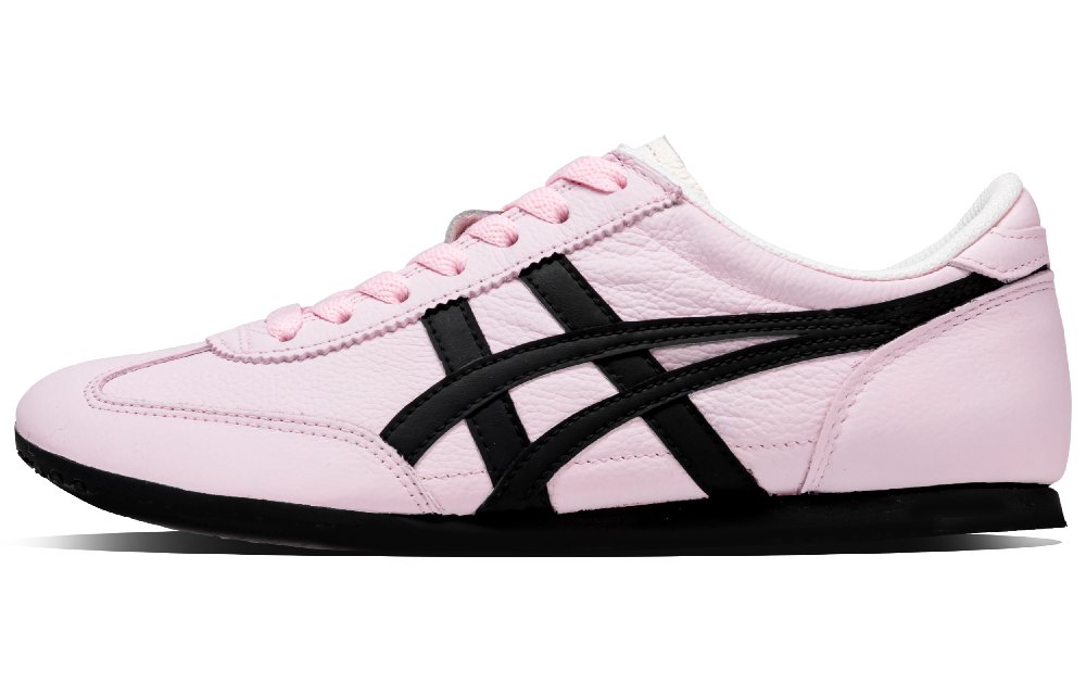 Onitsuka Tiger Machu Racer Pink Love Abrasion Resistant Low Top Casual Shoes Unisex Pink Black