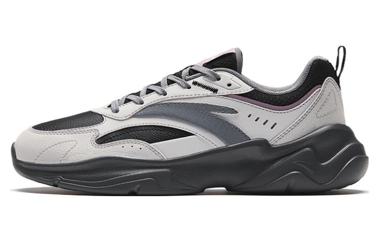 Anta Chaobai Gz Wear-Resistant Low-Top Casual Shoes Women's Gray
