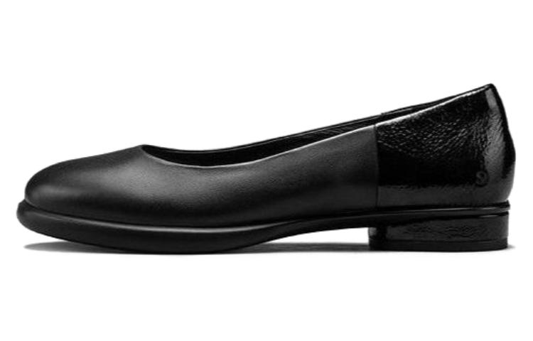 Ecco Casual Single Shoes 2cm Women's Black