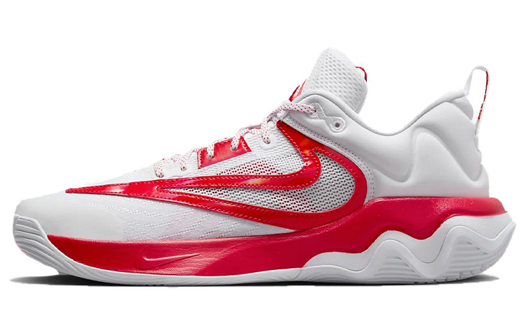 NIKE Giannis Immortality Баскетбольные кроссовки Низкие Белый Красный Мужские