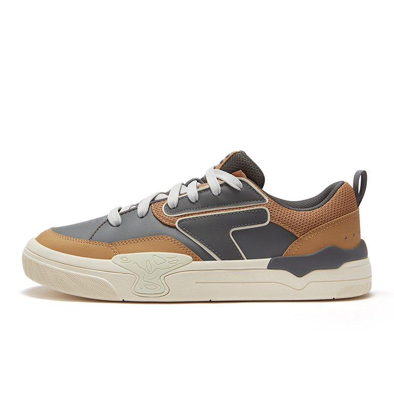 FILA FUSION MANUAL Slip-Resistant Cushioning Low-Top Skateboard Shoes Men's Brown