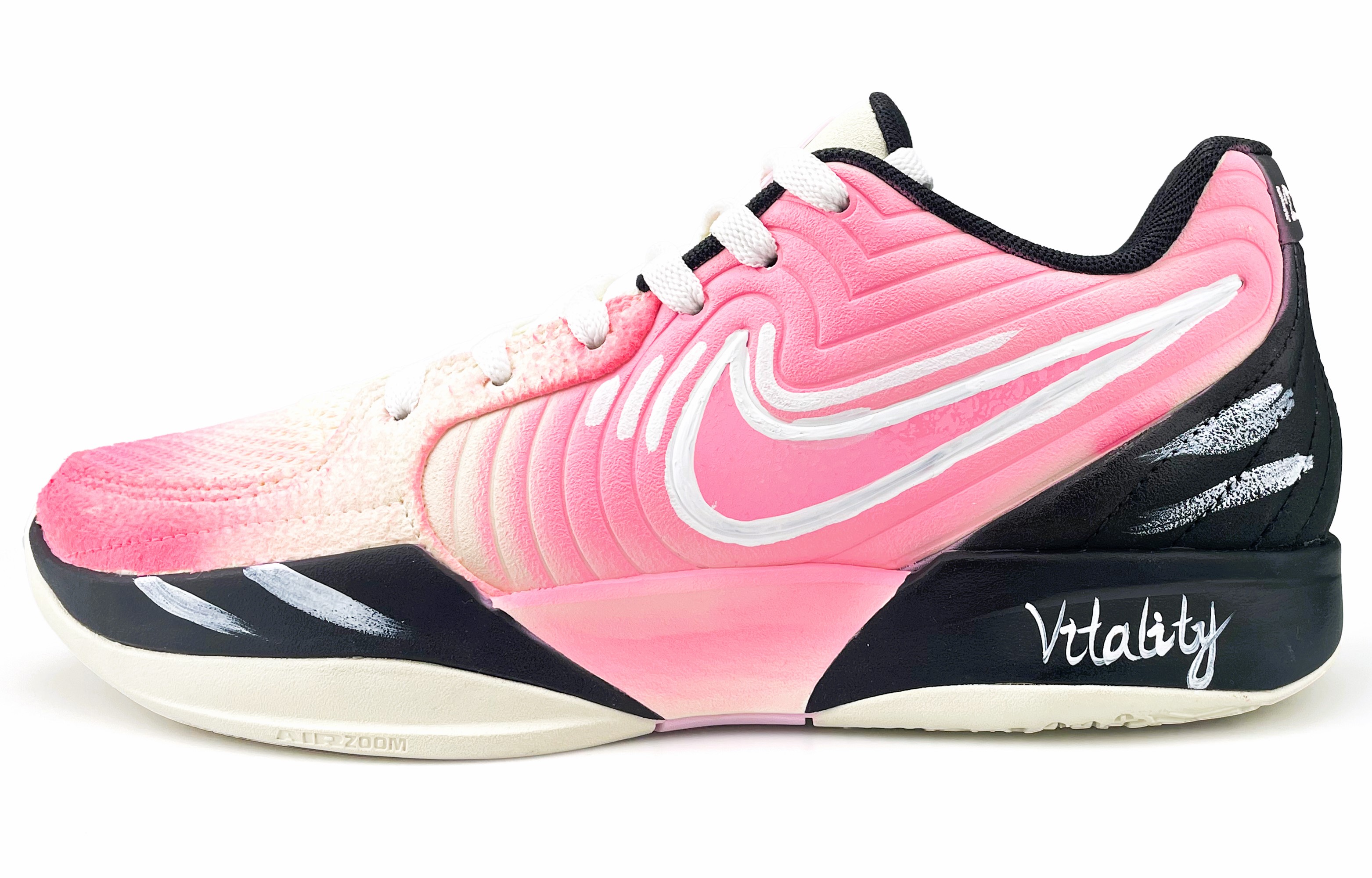 Nike Ja 2 Abrasion Resistant Low Top Basketball Shoes Men's Black Pink