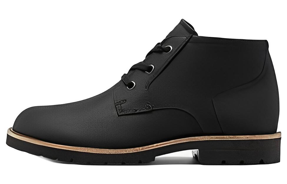 Ecco Ankle-Length Martin Boot Men's Black