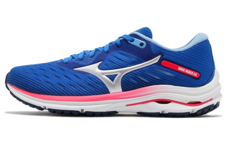 Mizuno Women's Wave Rider 24 'Blue Diva Pink' Women's