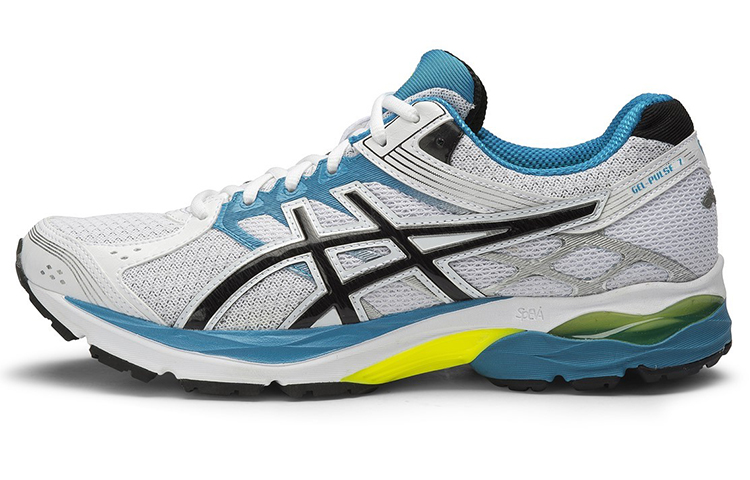 Asics Gel Pulse 7 Wear resistant And Lightweight Low top Running Shoes Men's Gray Blue