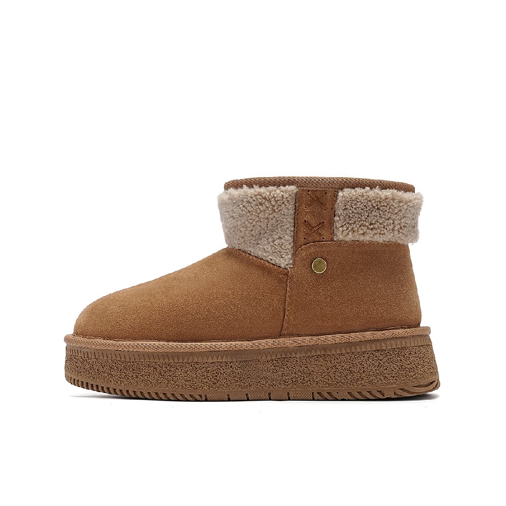 EBLAN Snow Boots Women's Camel