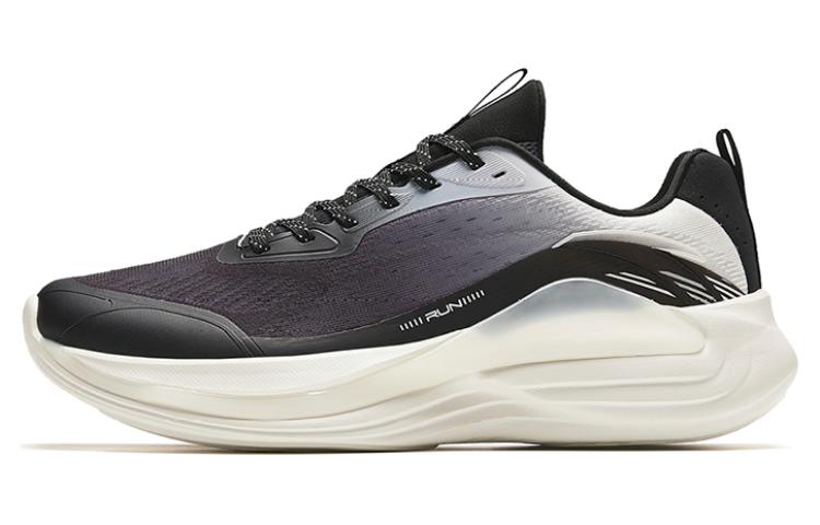 Anta Lingyun 4 Lightweight Breathable And Wear-Resistant Low-Top Running Shoes Men's Black Gray