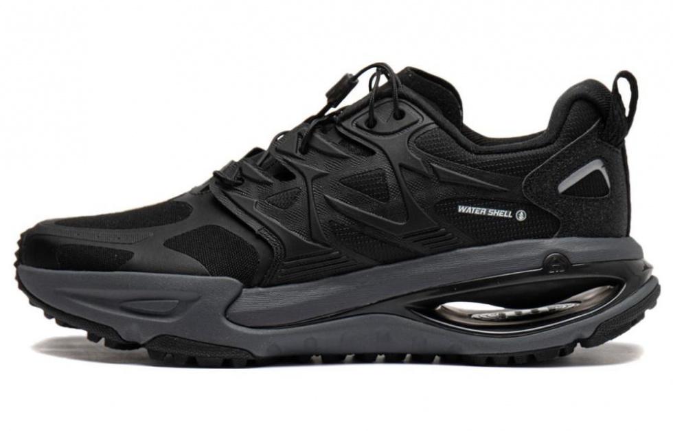 LiNing Yijie Shock Absorbers With Slip Resistant And Abrasion Resistant Properties Low Top Running Shoes Men's Black