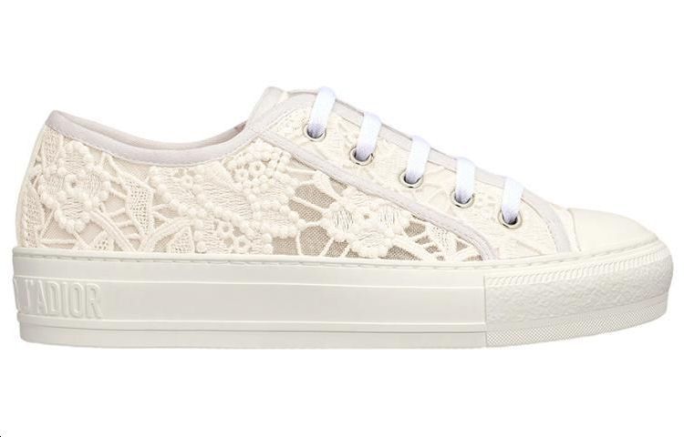 DIOR Walk'n'Dior Low-Top Stylish Skateboarding Shoes Women's White купить в интернет-магазине Yoocart с быстрой доставкой по России.