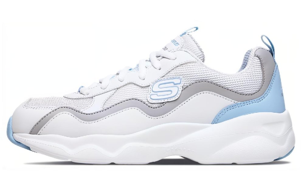 Skechers DLites Airy 'White Blue' Women's