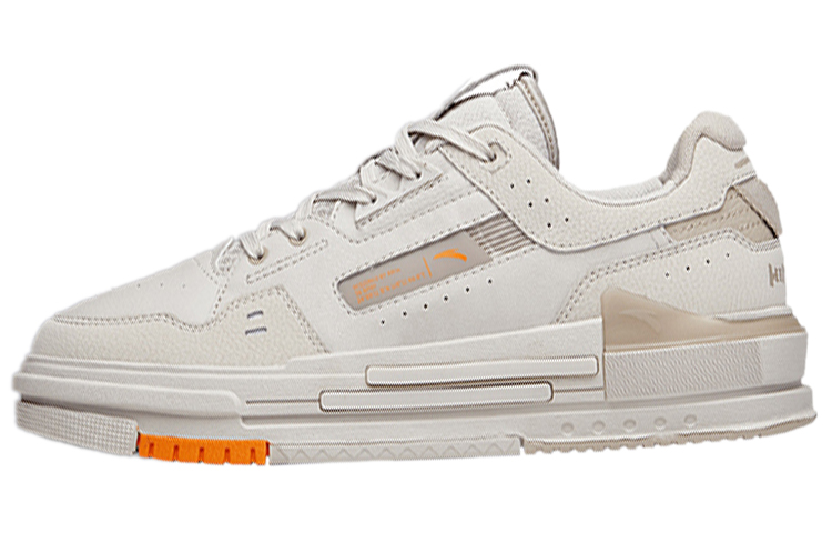 Anta Anti-Slip Wear-Resistant Low-Top Skateboard Shoes Men's Gray