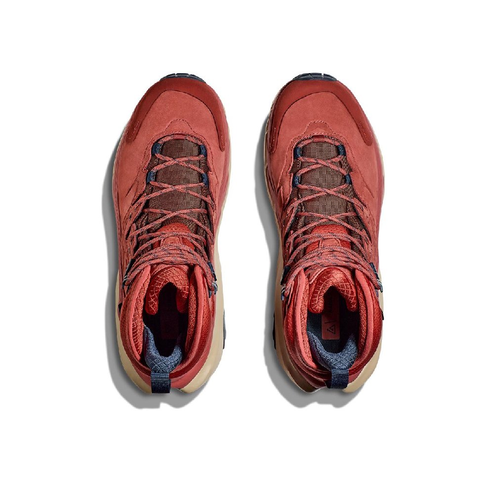 HOKA ONE ONE Kaha 2 Hiking / Trekking Shoes Unisex Mid-Top Rusty Red
