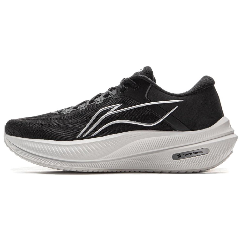 LiNing Yueying 5 Height Increasing Cushioning And Abrasion Resistant Low Top Running Shoes Men's Black