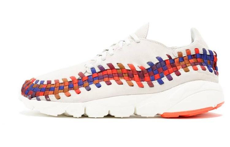 Nike Air Footscape Woven Light Bone Rainbow